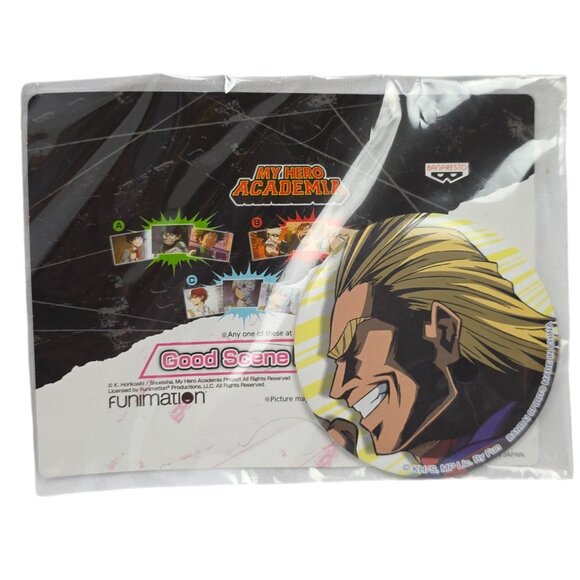 My Hero Academia All Might Good Scene Can Badge By Banpresto - Picture 1 of 3